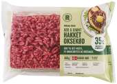 HK. OKSEKØD, 35% GRØNT