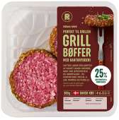 GRILLBØFFER M/25% GRØNT