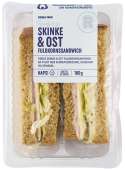 SKINKE OG OST SANDWICH